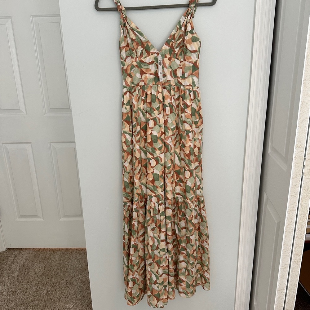 NWT Abercrombie & Fitch Knotted Maxi Dress